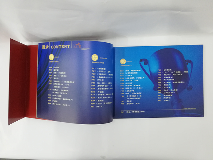 走過十年周年紀念畫冊印刷內(nèi)容頁圖2