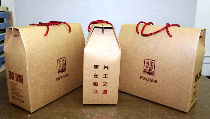 定制個性化禮盒包裝，助推五谷雜糧高大尚