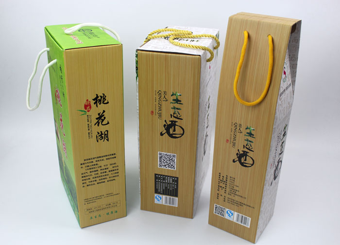 個性禮盒包裝讓“竹筒酒”身價倍增，長沙包裝印刷廠再為桃江特產(chǎn)定制包裝